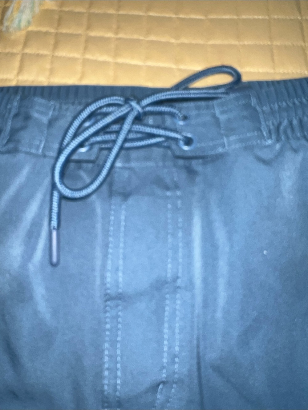 Men's Swim Trunks — Blue-Quick-Dry with Elastic Waist-Very good condition